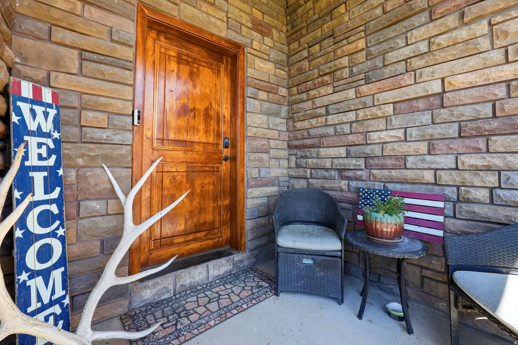 Exterior entry