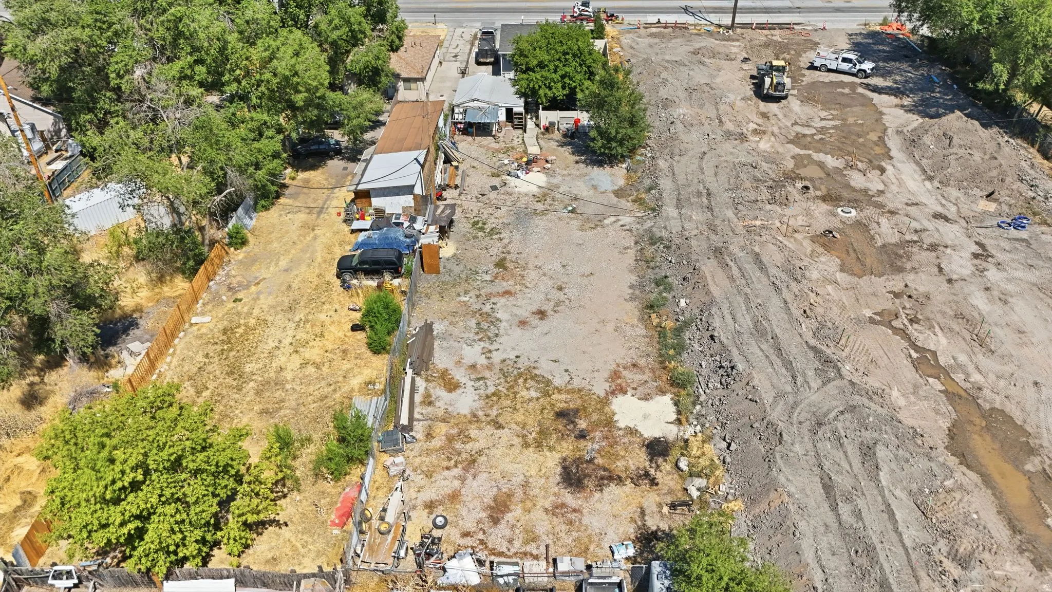 Expansive cleared lot featuring level ground and direct street access