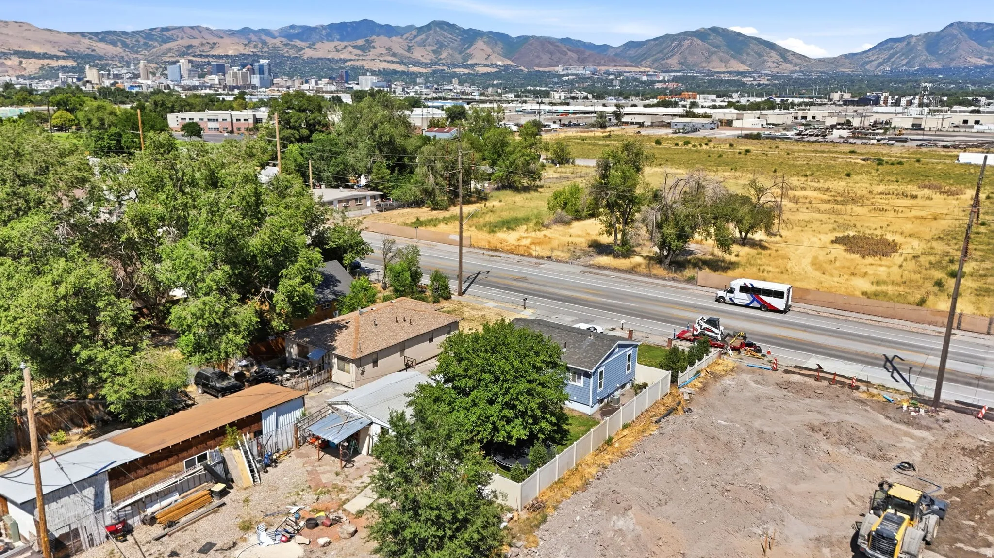 Expansive land parcel featuring clear ground, ready for development