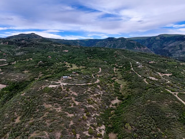 View of lot from drone