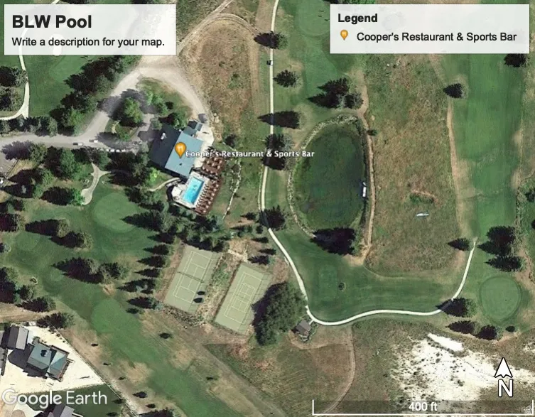 Aerial Map. Presenting the property layout and identified points of interest