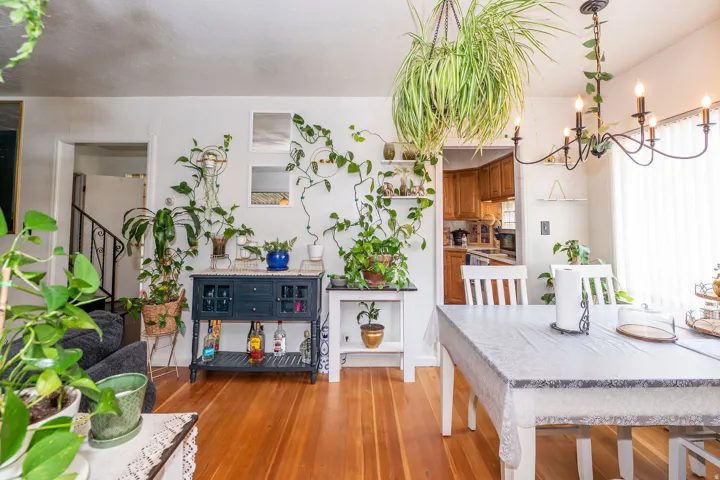 Hardwood flooring throughout the main living areas
