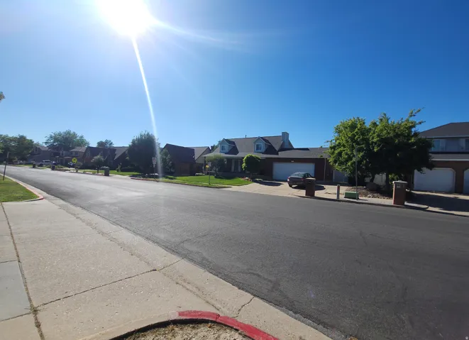 Adam Elementary is across the street, view of house