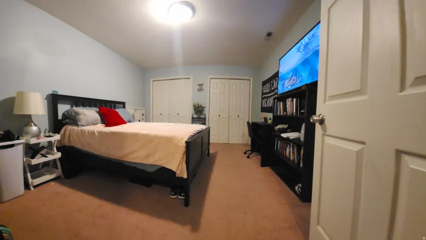 Den, no window but  2 closets, used as bedroom, for renter.