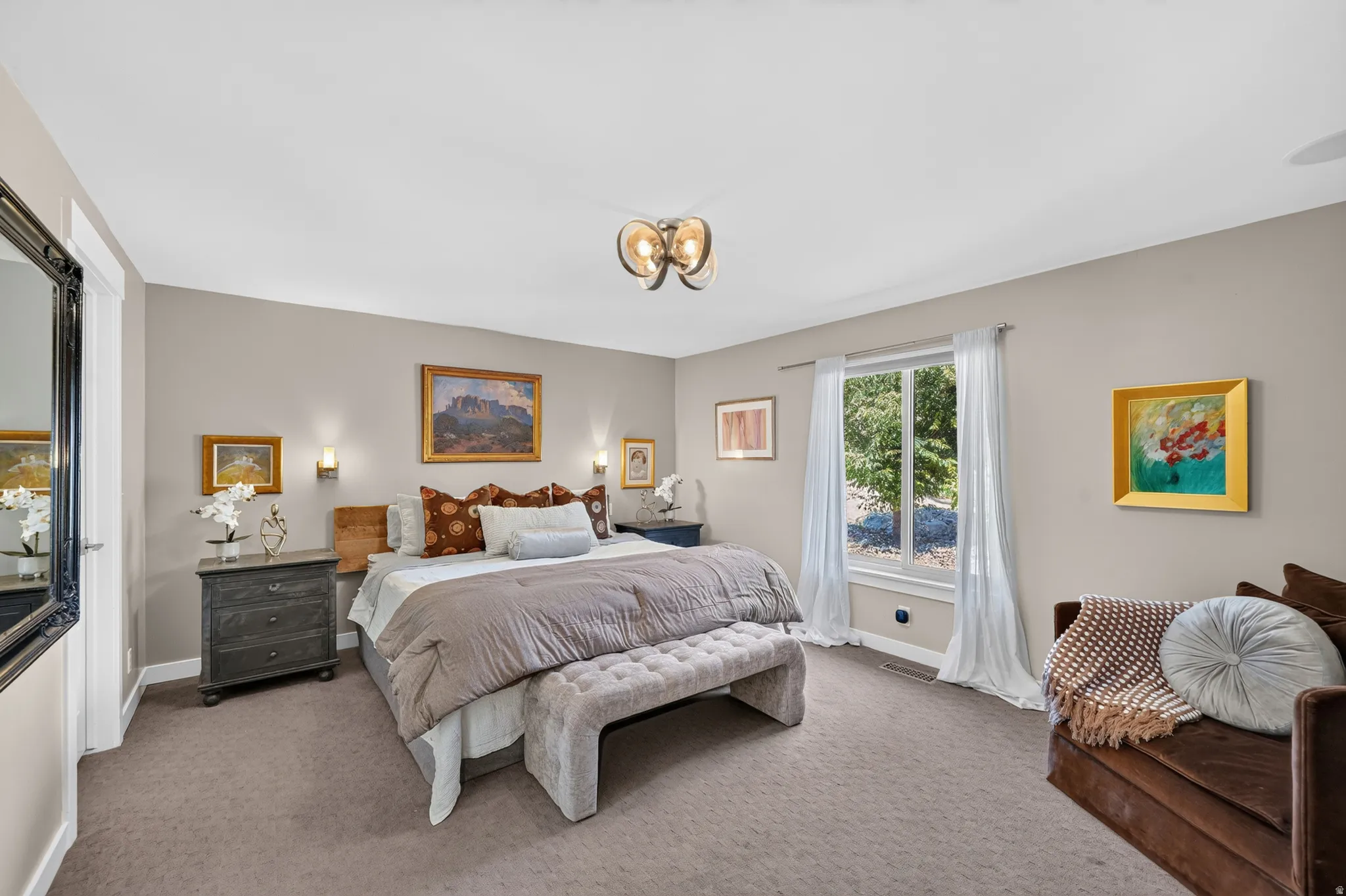 Large primary bedroom