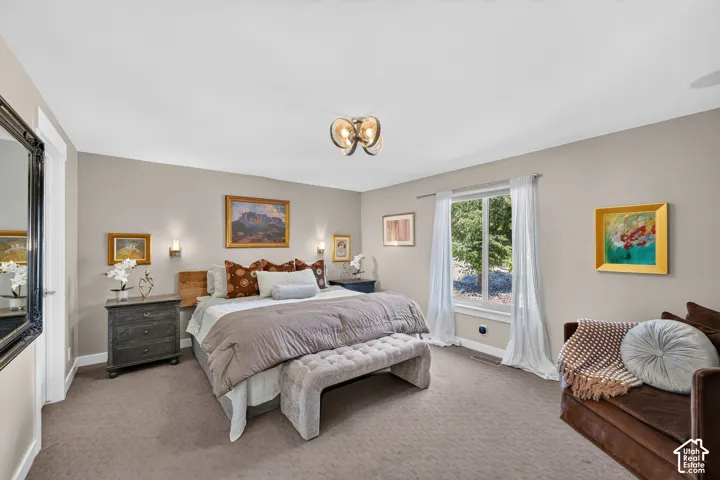 Large primary bedroom