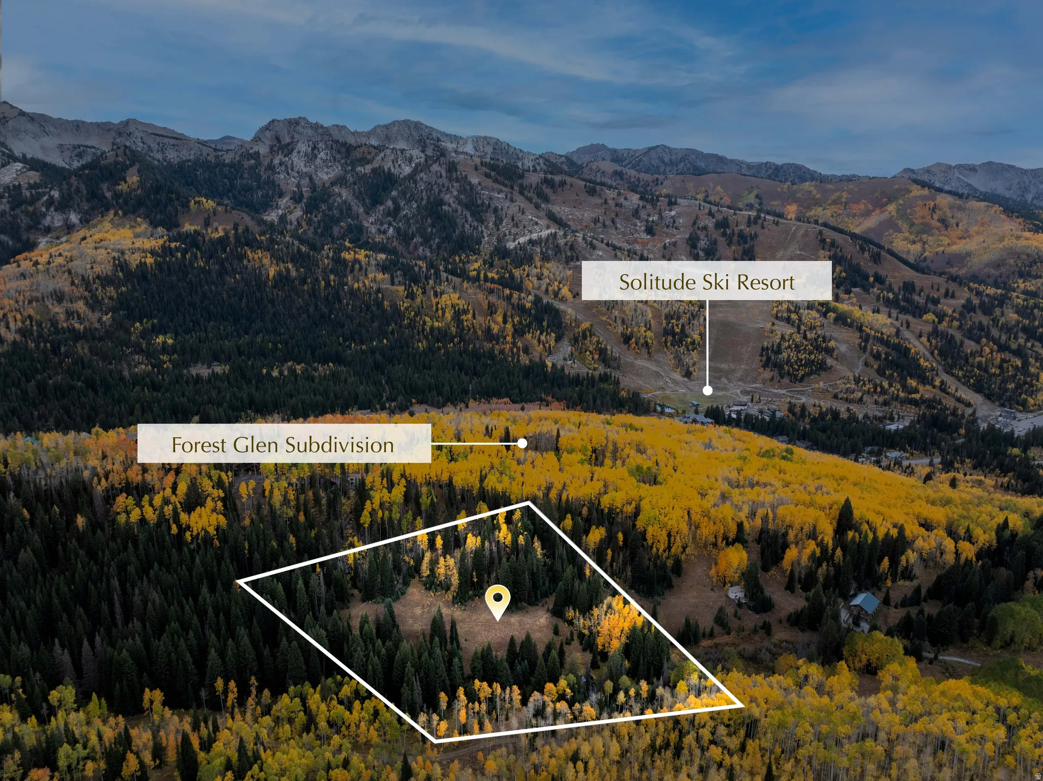 Estimated property boundaries. For visual reference only.
