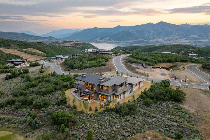 Modern architectural residence featuring a multi-level design