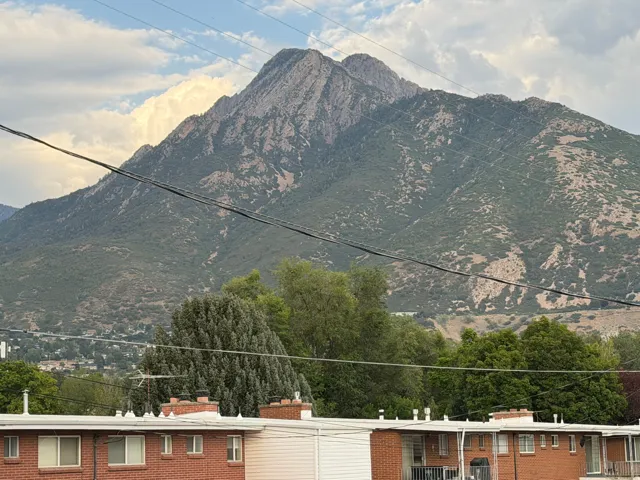 Beautiful Mountain Views from the Large Main Living Room and Kitchen Windows