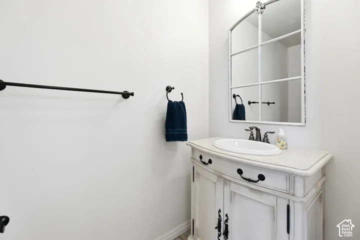 Main floor half bath
