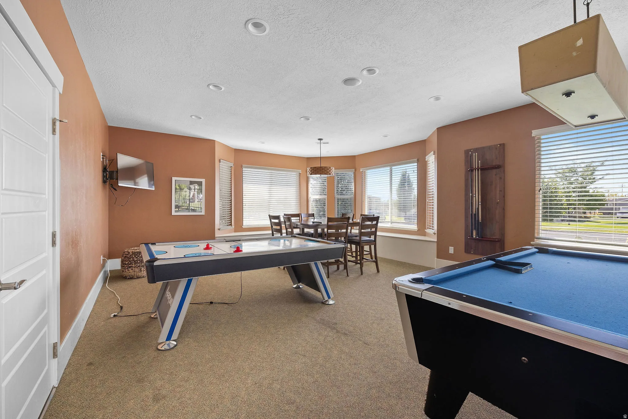 Recreational room in clubhouse