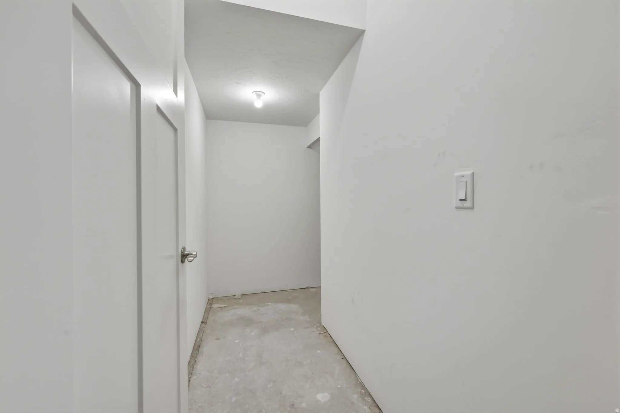 Large storage area accessible from garage.