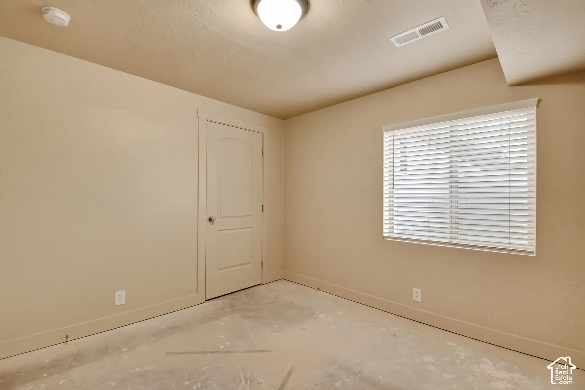 Second finished basement bedroom - only needing flooring