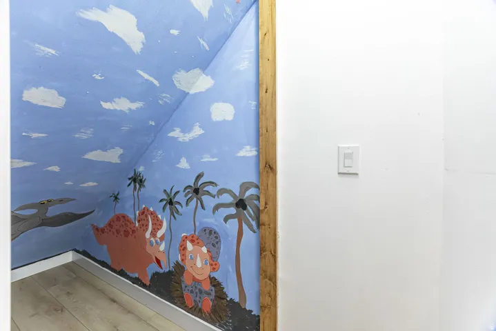 Toy room under the stairs