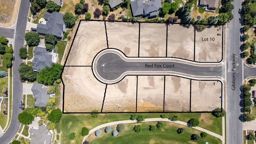 Plat Map. Illustrating the subdivision of land into individual lots, including lot numbering and street identification