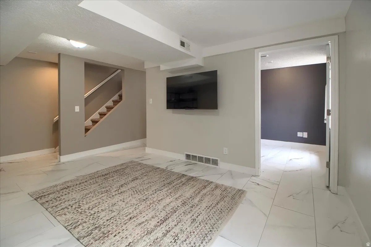 Basement Family room to office