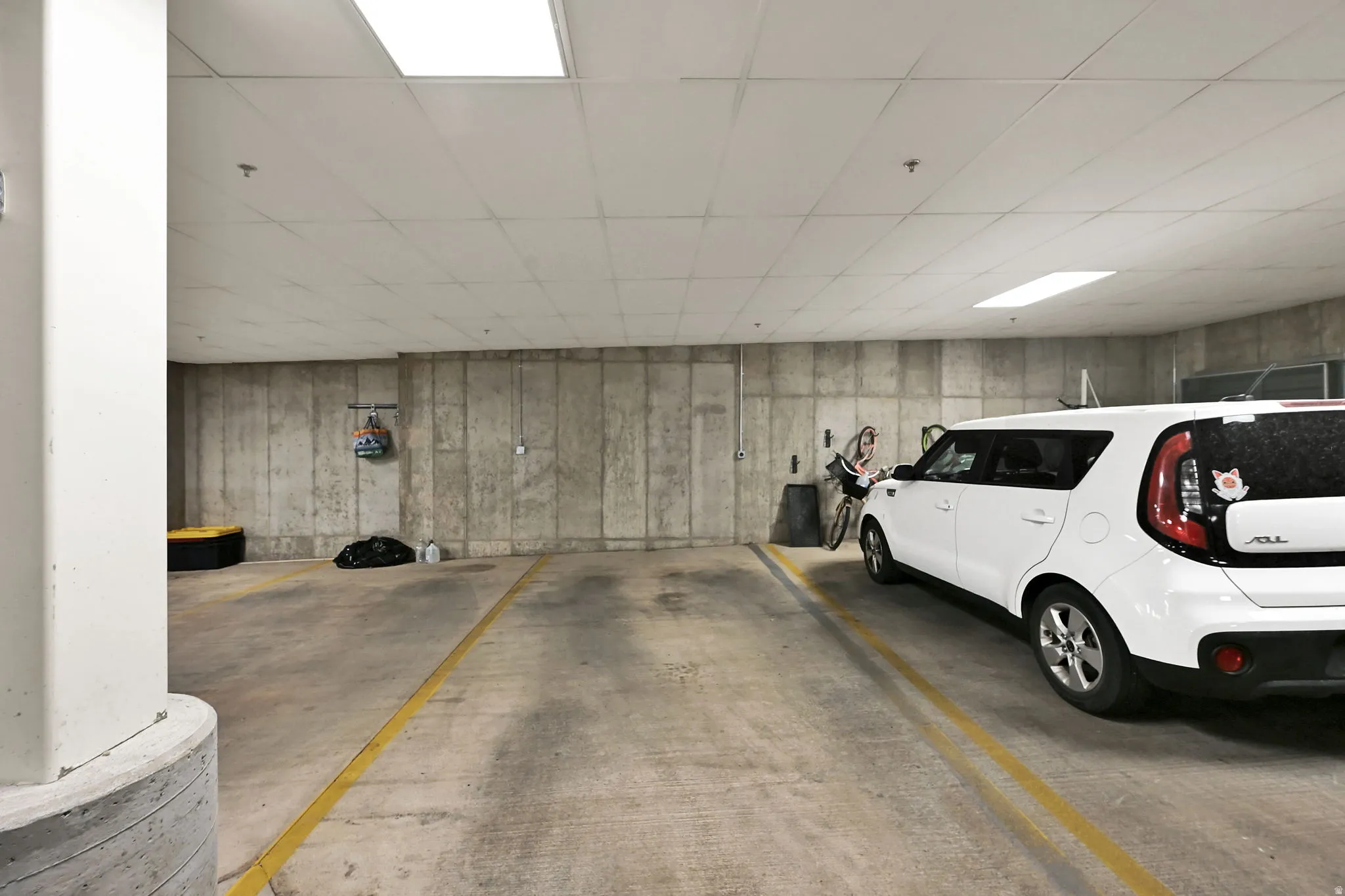 Parking on Level PK: (Parking) Dedicated underground parking space with private EV charger