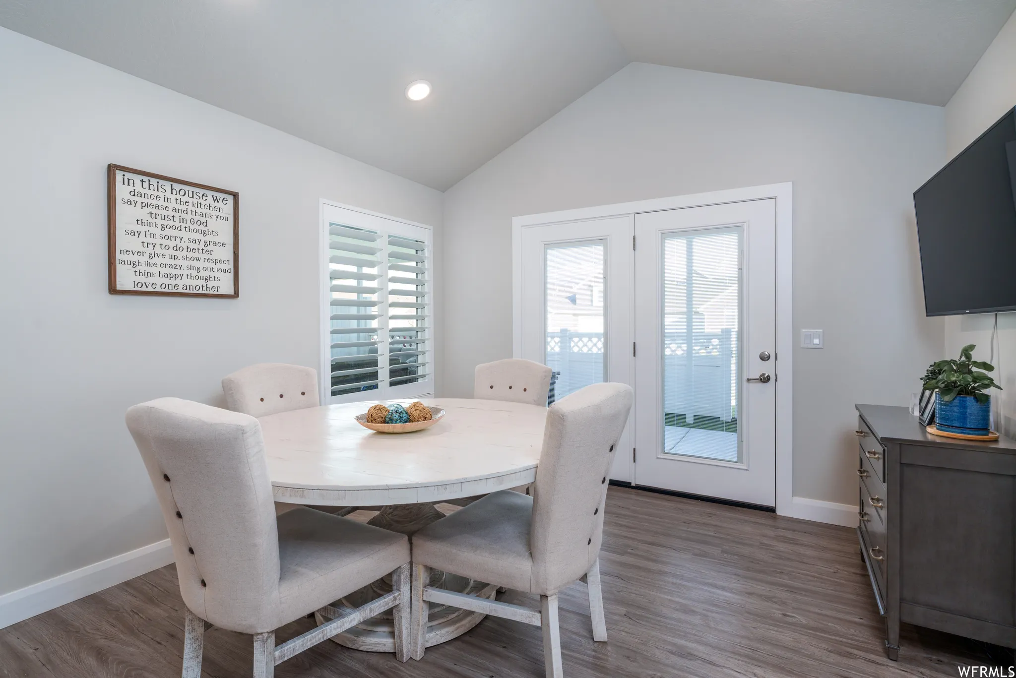 Dining area