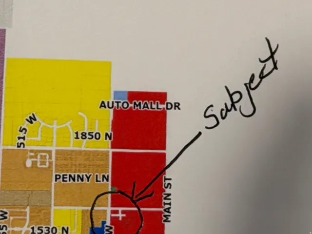 Location Map. Illustrating the property's geographical position within a defined area