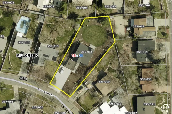 Assessor's Parcel Map indicating the boundaries for the property.