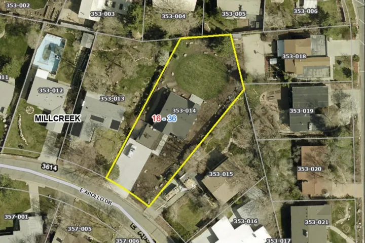 Assessor's Parcel Map indicating the boundaries for the property.