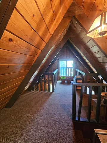Bedroom/Loft Upstairs in Cabin