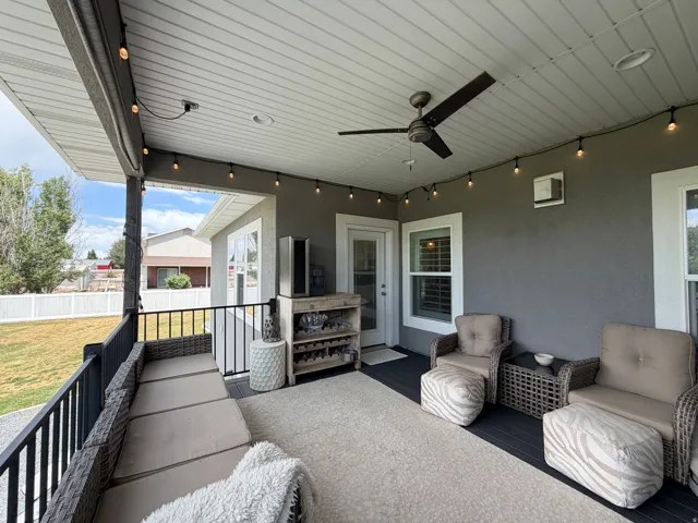 Deck no backyard neighbors. .62 acre