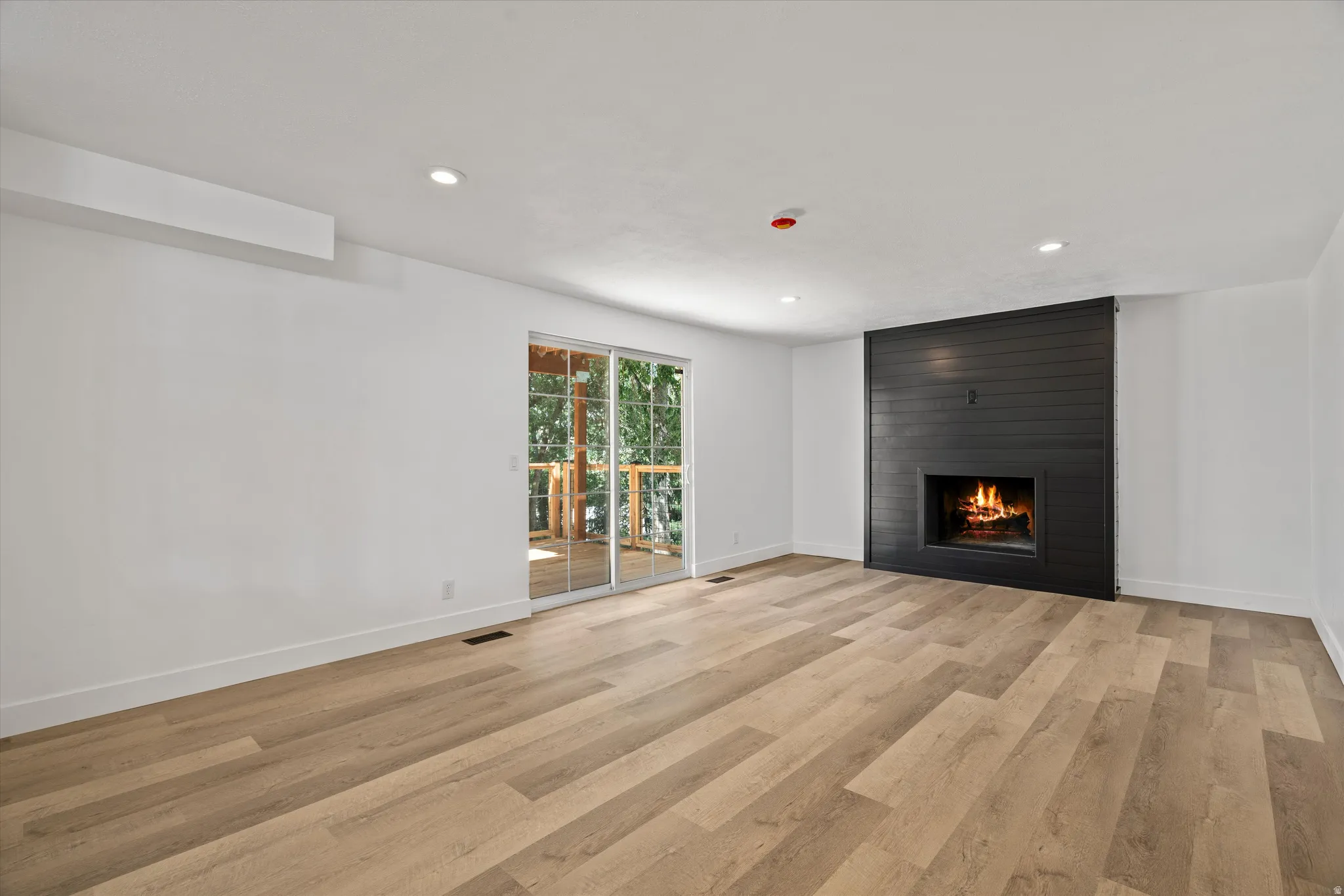 Living room #2, fireplace