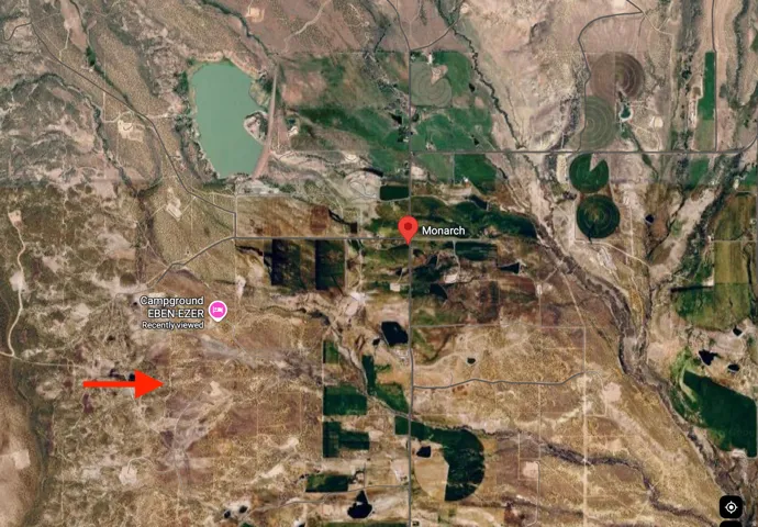 Property Location Map. Satellite imagery depicting the geographical area of the property