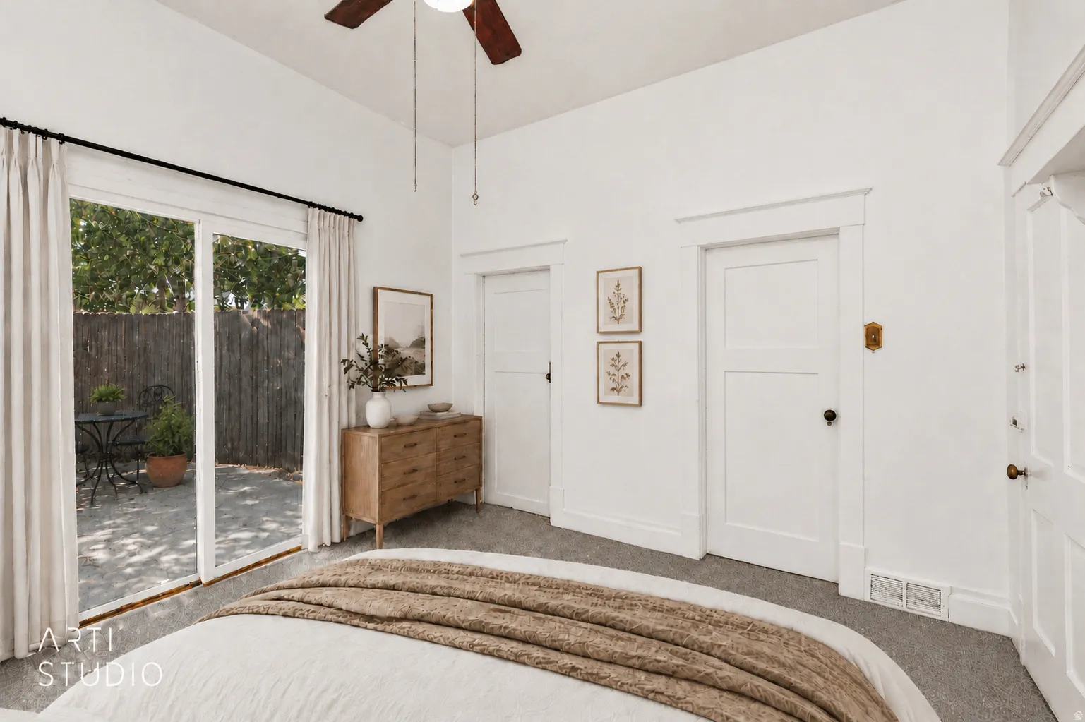 Virtually renovated and staged