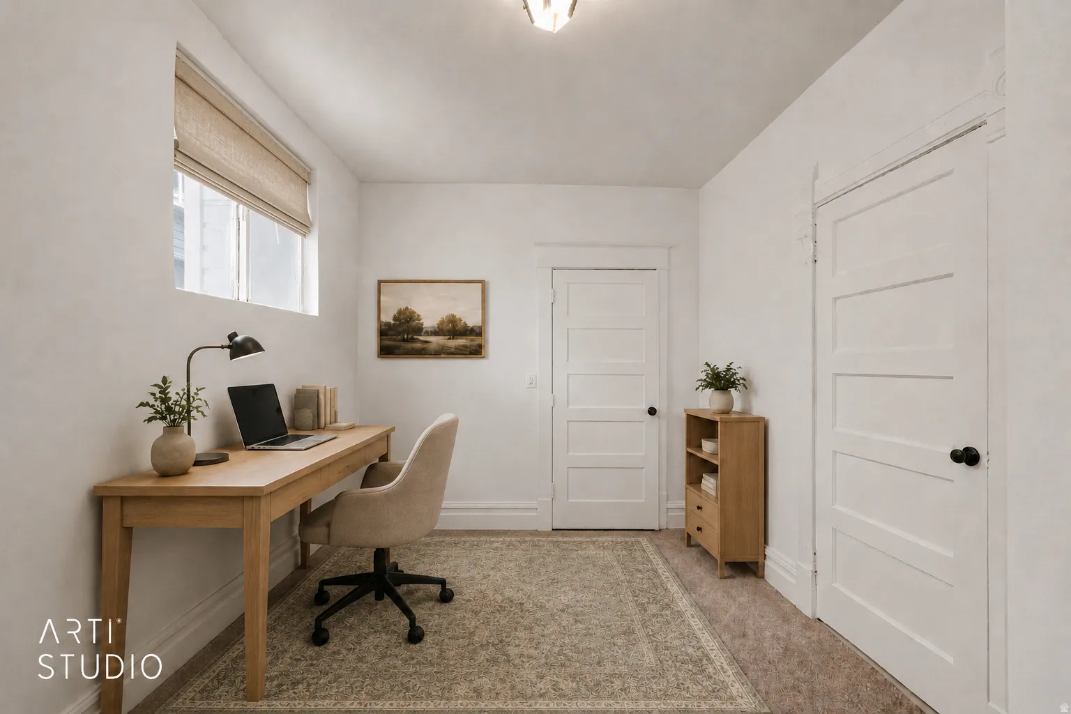 Virtually renovated and staged
