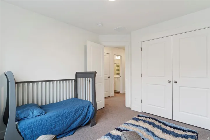 White walls with carpet flooring