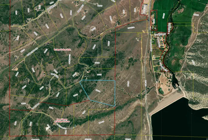 Plat Map. Illustrating lot boundaries and parcel numbers for the property
