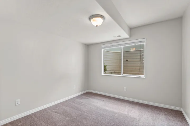 Basement bedroom