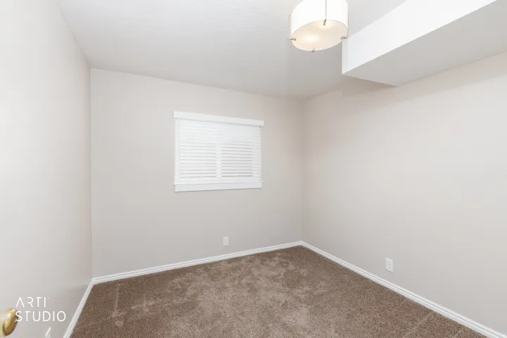 Neutral wall paint throughout
