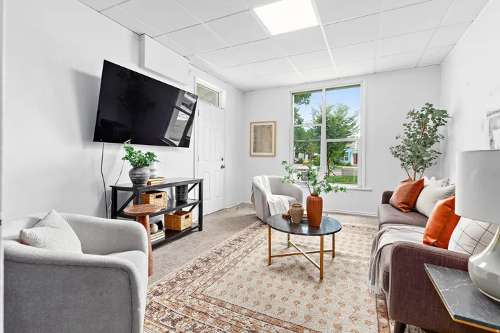 Unit 371. 2 bed 1 bath. Includes basement storage area.