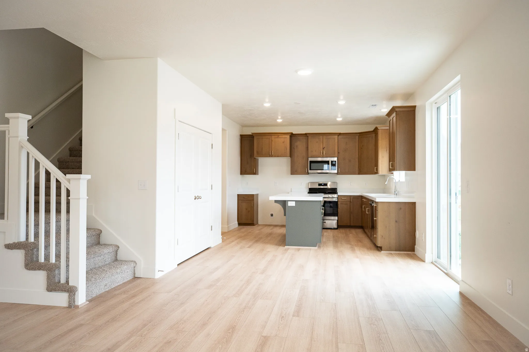 Kitchen and dining area