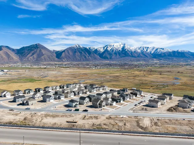 Aerial view of community