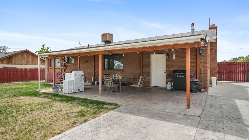 Covered patio