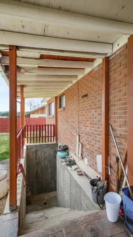 Concrete basement access