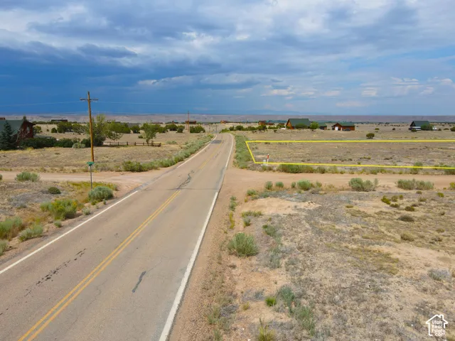 Expansive land parcel with clear boundary markers