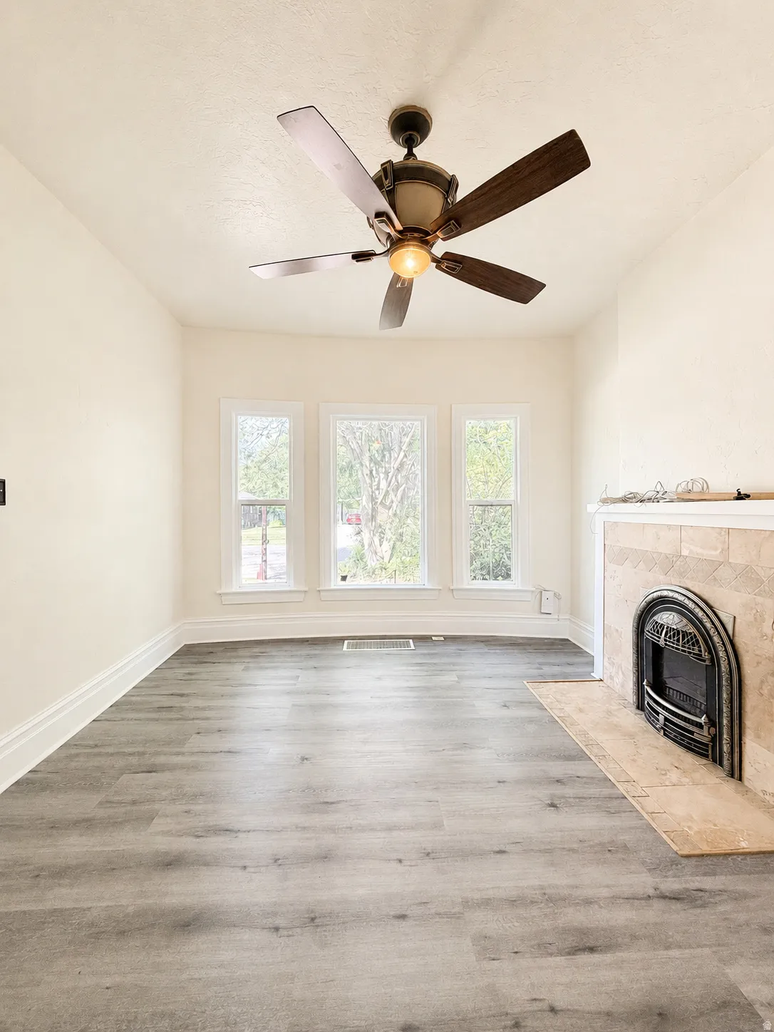 Den with Fireplace