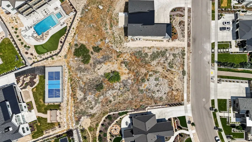 Aerial view of the property