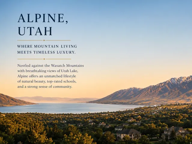 Welcome to Alpine, Utah