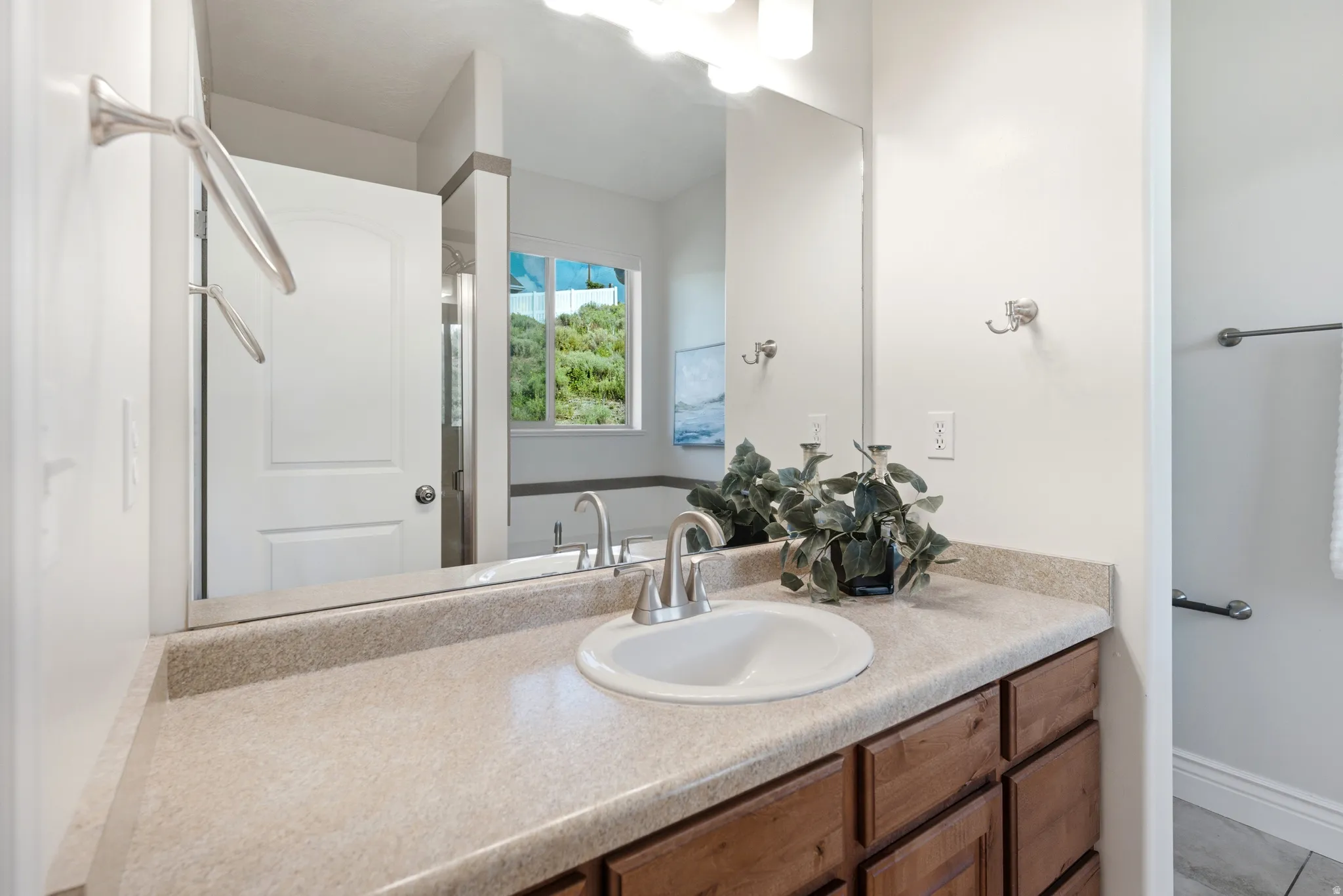 Main floor master bathroom