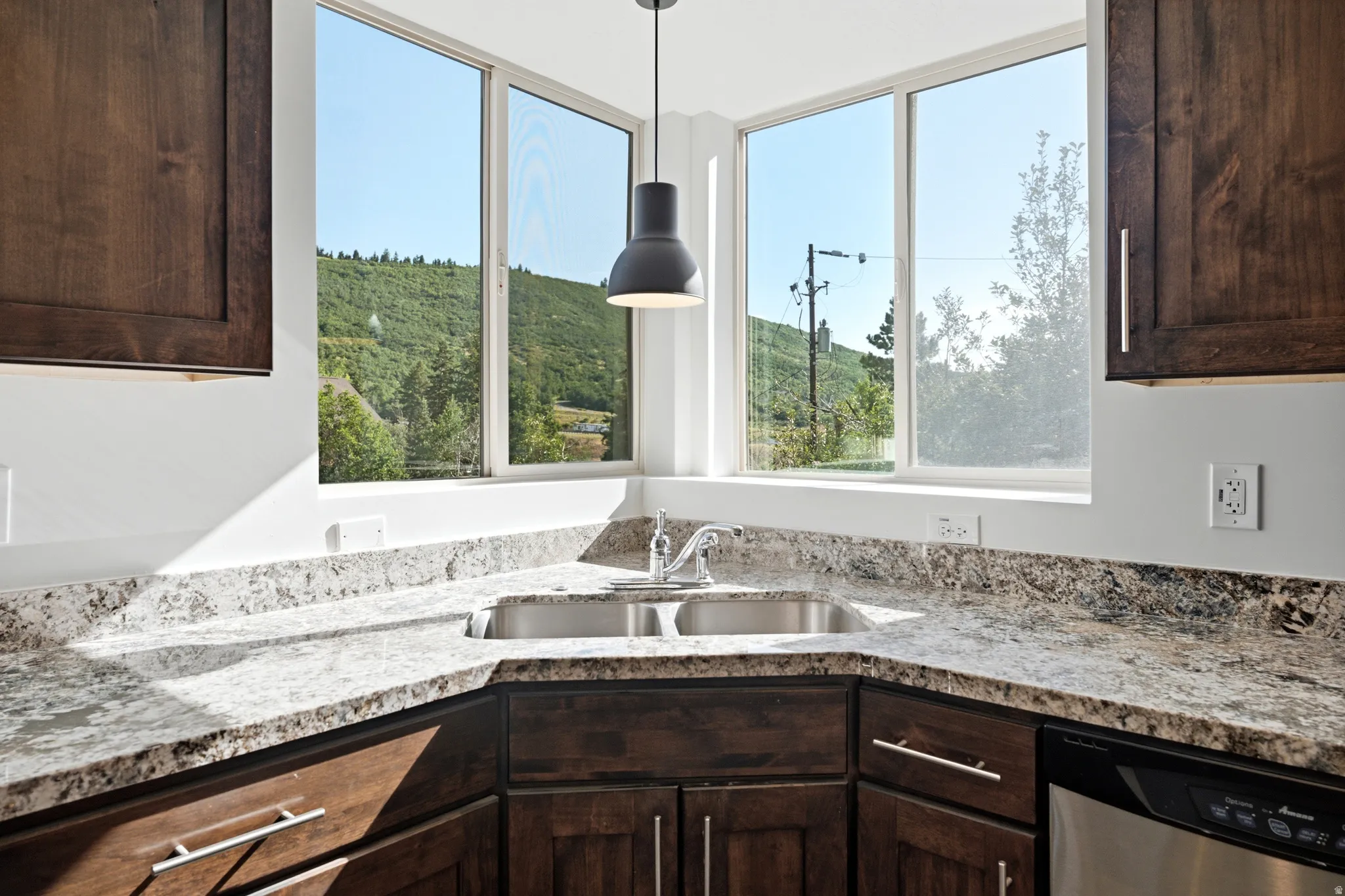 ADU Kitchen view out the window