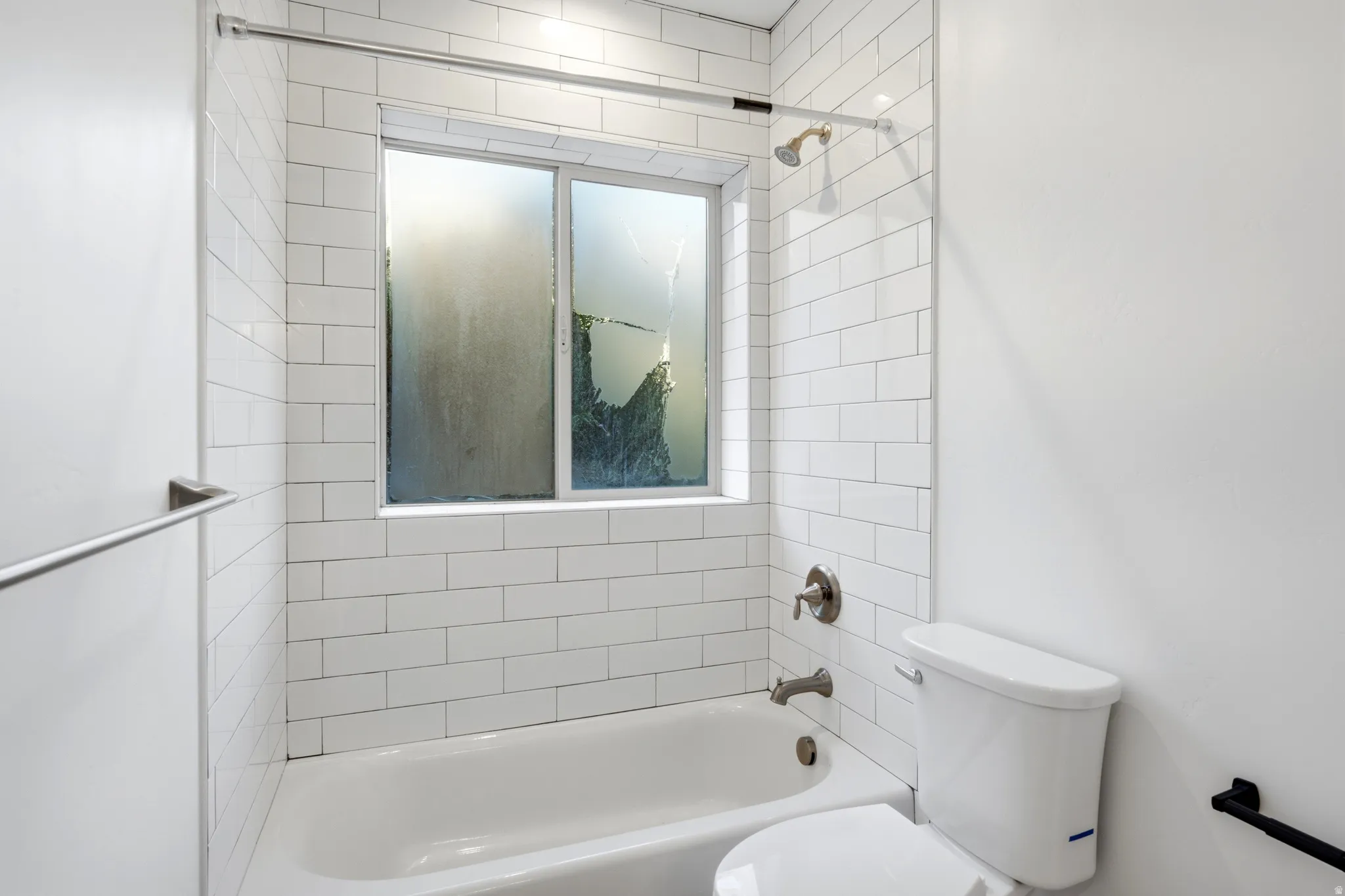 Middle level bathroom.