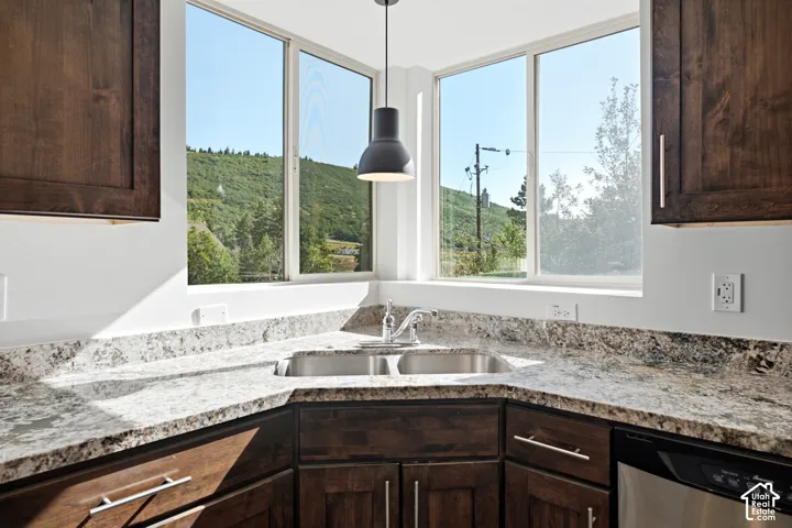 ADU Kitchen view out the window