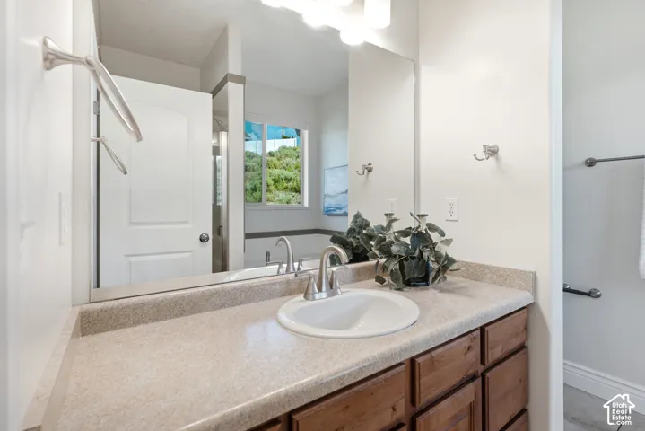 Main floor master bathroom