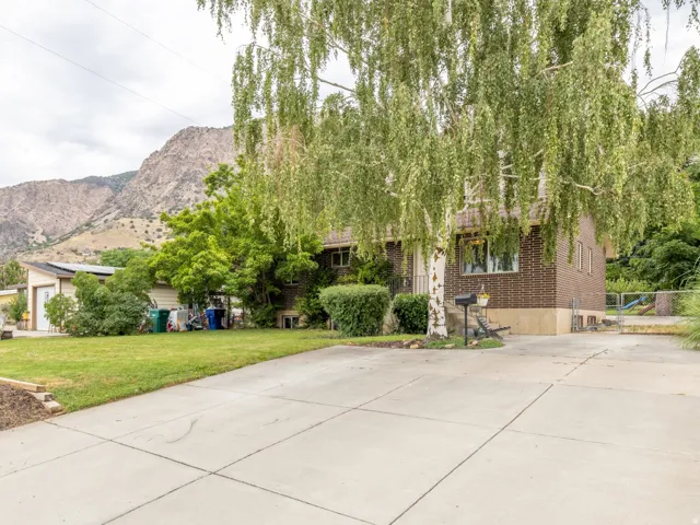 Concrete driveway providing off-street parking